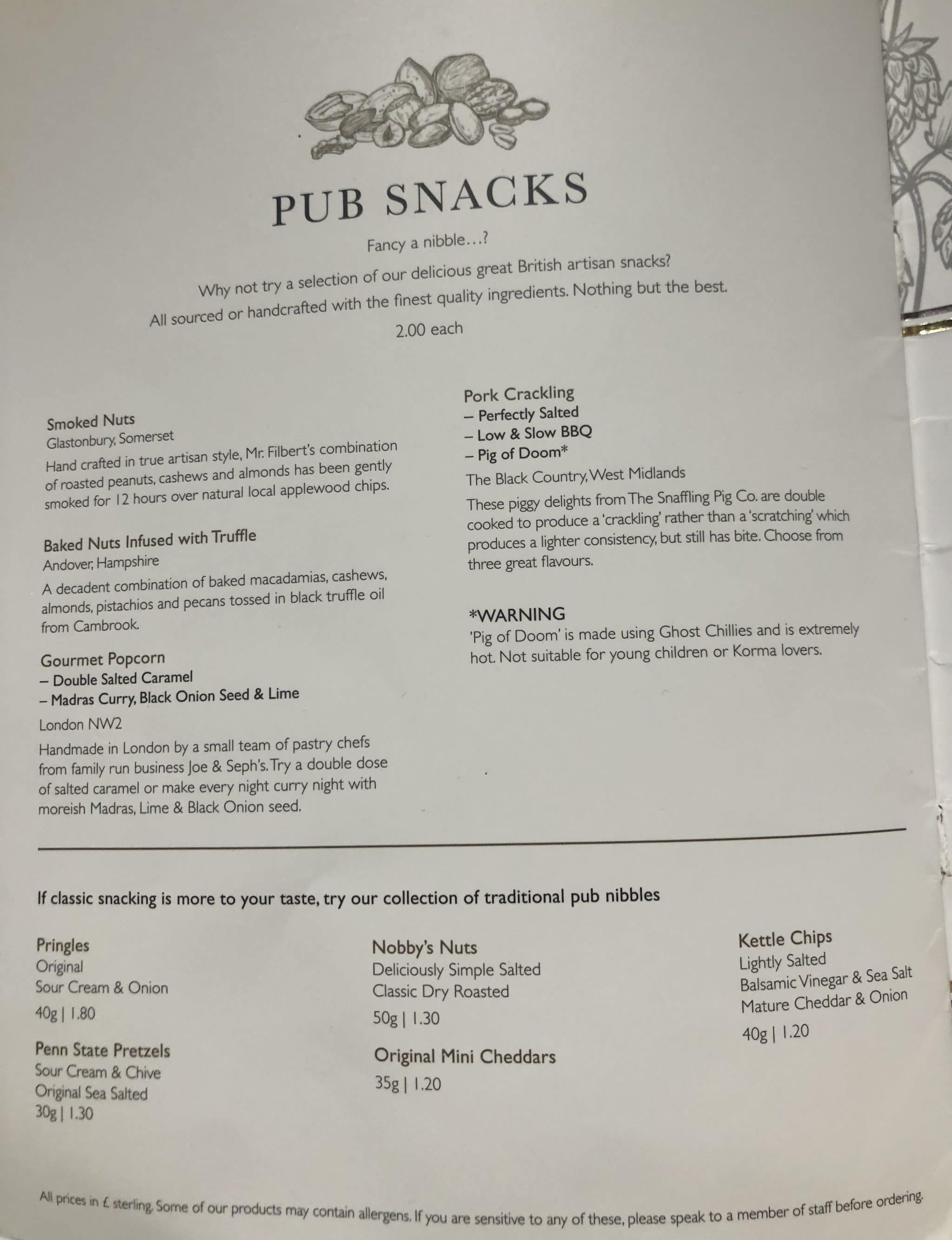 Complete P O Drinks Guide with Menus Prices and Packages